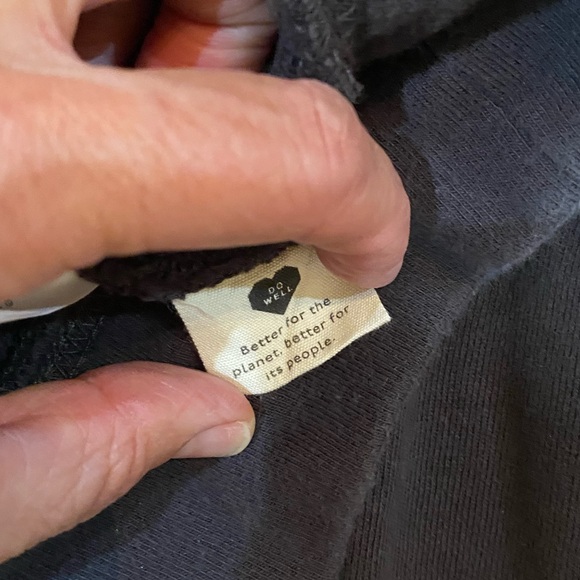 Madewell Sweatshirt, Size Medium, Black/Tan - Picture 7 of 11